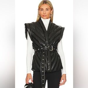Blank NYC Black Quilted Vest